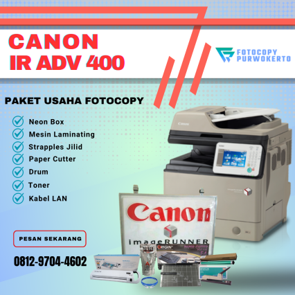 PAKET USAHA FOTOCOPY CANON IRA 400