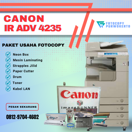 PAKET USAHA FOTOCOPY CANON IRA 4235