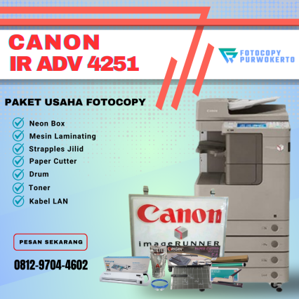 PAKET USAHA FOTOCOPY CANON IRA 4251
