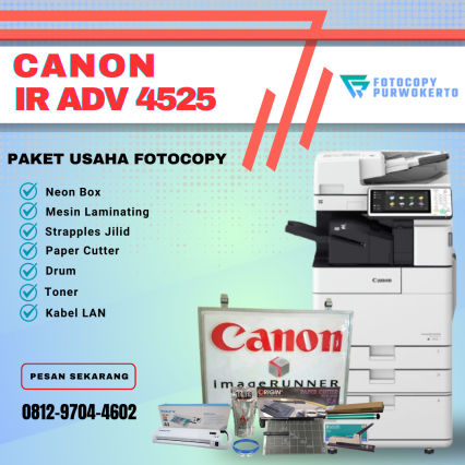 PAKET USAHA FOTOCOPY CANON IRA 4525